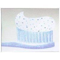 SPECKLED TOOTHPASTE (White Paste with DarkBlue & Light Blue Speckles)