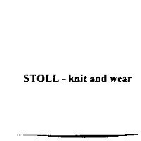 STOLL-knit and wear
