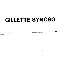 GILLETTE SYNCRO