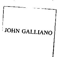 JOHN GALLIANO