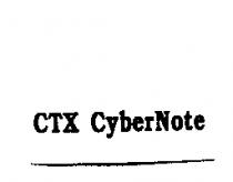 CTX CyberNote