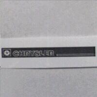 Chrysler and Logo Horizontal Signage