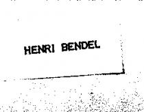 HENRI BENDEL