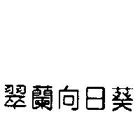 翠蘭向日葵