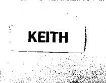 KEITH