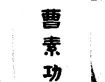 曹素功