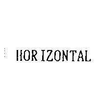 HORIZONTAL