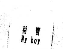 荷寶 My boy