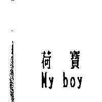 荷寶 My boy