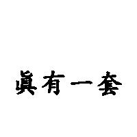 真有一套