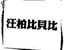 汪柏比貝比