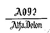 ALFA DELON A092