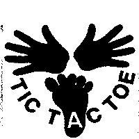 TIC TAC TOE 及雙手單腳印圖