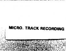 MICRO.TRACK RECORDING