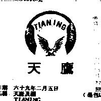 天鷹及圖 TIANING 