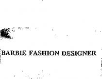 BARBIE FASHION DESIGNER