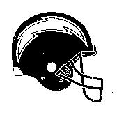 SAN DIEGO CHARGERS HELMET DESIGN