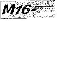 M16 及槍形設計圖