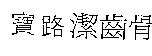 寶路潔齒骨