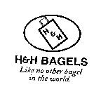 H & H BAGELS and Design