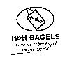 H & H BAGELS and Design