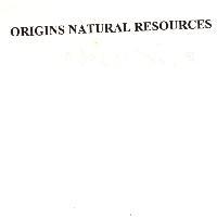 ORIGINS NATURAL RESOURCES
