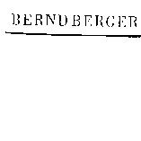 BERND BERGER