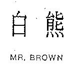 白熊 MR.BROWN