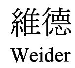維德 Weider