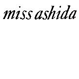 miss ashida