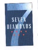 Seven Diamonds Label with words
