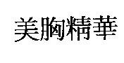 美胸精華