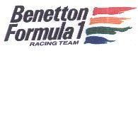 Benetton Formula 1 RACING TEAM and device in colours