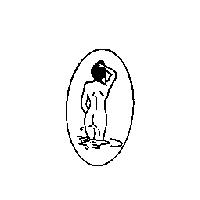 美女出浴圖