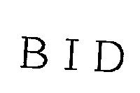 BID