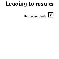 Leading to results Deutsche Bank plus Logo