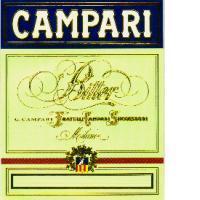 CAMPARI BITTER new coloured label