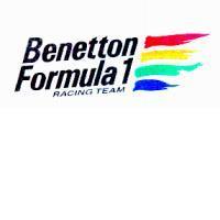Benetton Formula 1 RACING TEAM and device in colours
