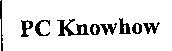 PC Knowhow