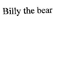 Billy the Bear