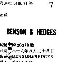 BENSON & HEDGES
