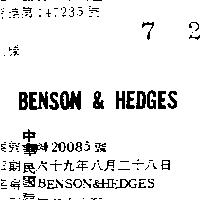 BENSON & HEDGES
