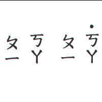 ㄆㄧ ㄎㄚ ㄆㄧ ̇ㄎㄚ