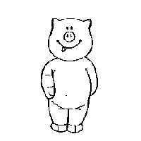 紳士豬圖