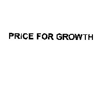 PRICE FOR GROWTH