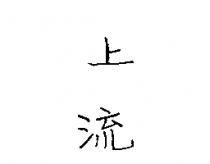上流