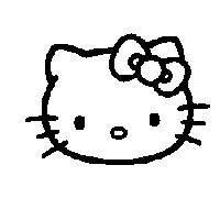 HELLO KITTY 臉圖