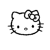 HELLO KITTY 臉圖