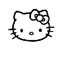 HELLO KITTY 臉圖