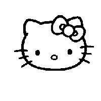 HELLO KITTY 臉圖
